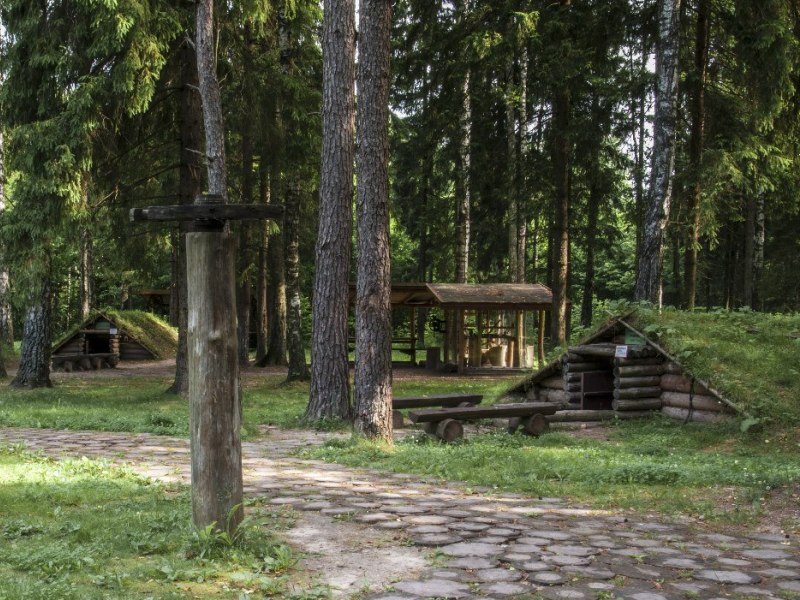 The guerrilla camp in Stankovo