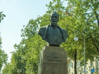 The monument of Felix Dzerzhinski in Minsk in Minsk