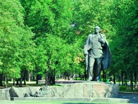 The monument of Yanka Kupala in Minsk
