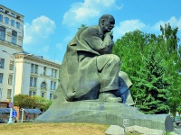 The monument to Jakub Kolas in Minsk
