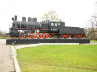 Паровоз - памятник белорусской железной дороге