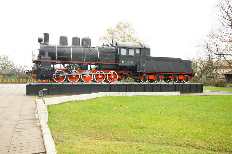 Паровоз - памятник белорусской железной дороге