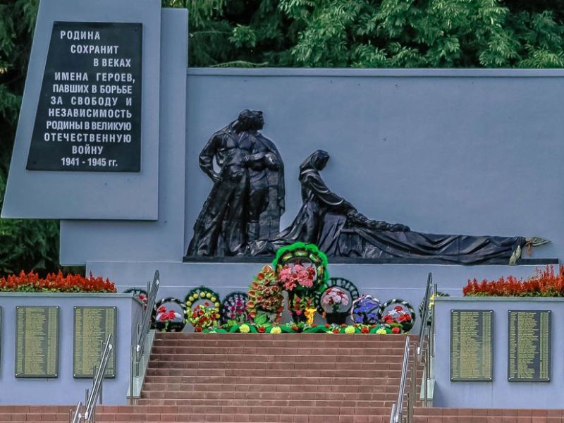 The memorial complex to the liberators of Pinsk