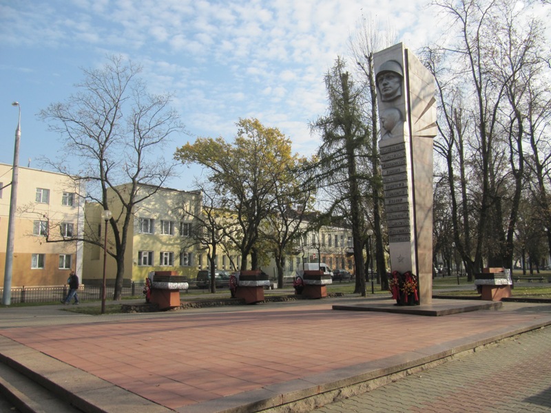 A monument in honor of soldiers-liberators in Brest