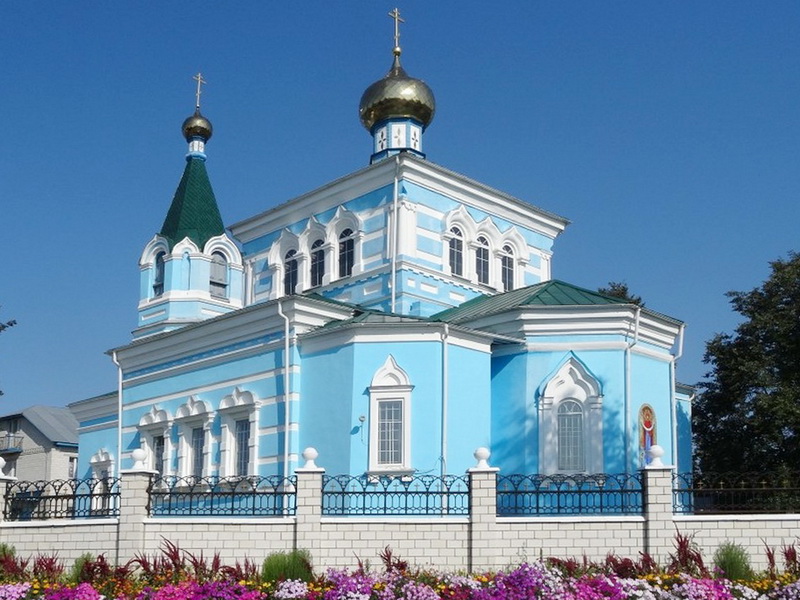 Pokrovsk church in  Korma