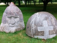 Grodno museum of stone sculptures in the open air