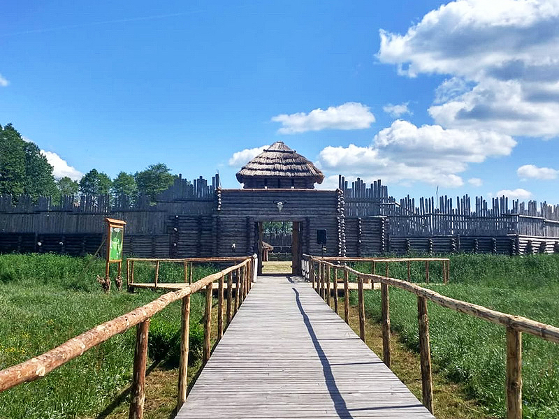 Archaeological open-air museum in Belovezhskaya Pushcha